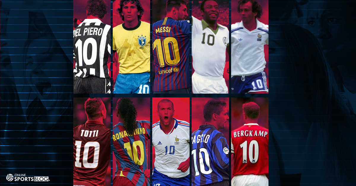 10 number jersey in football